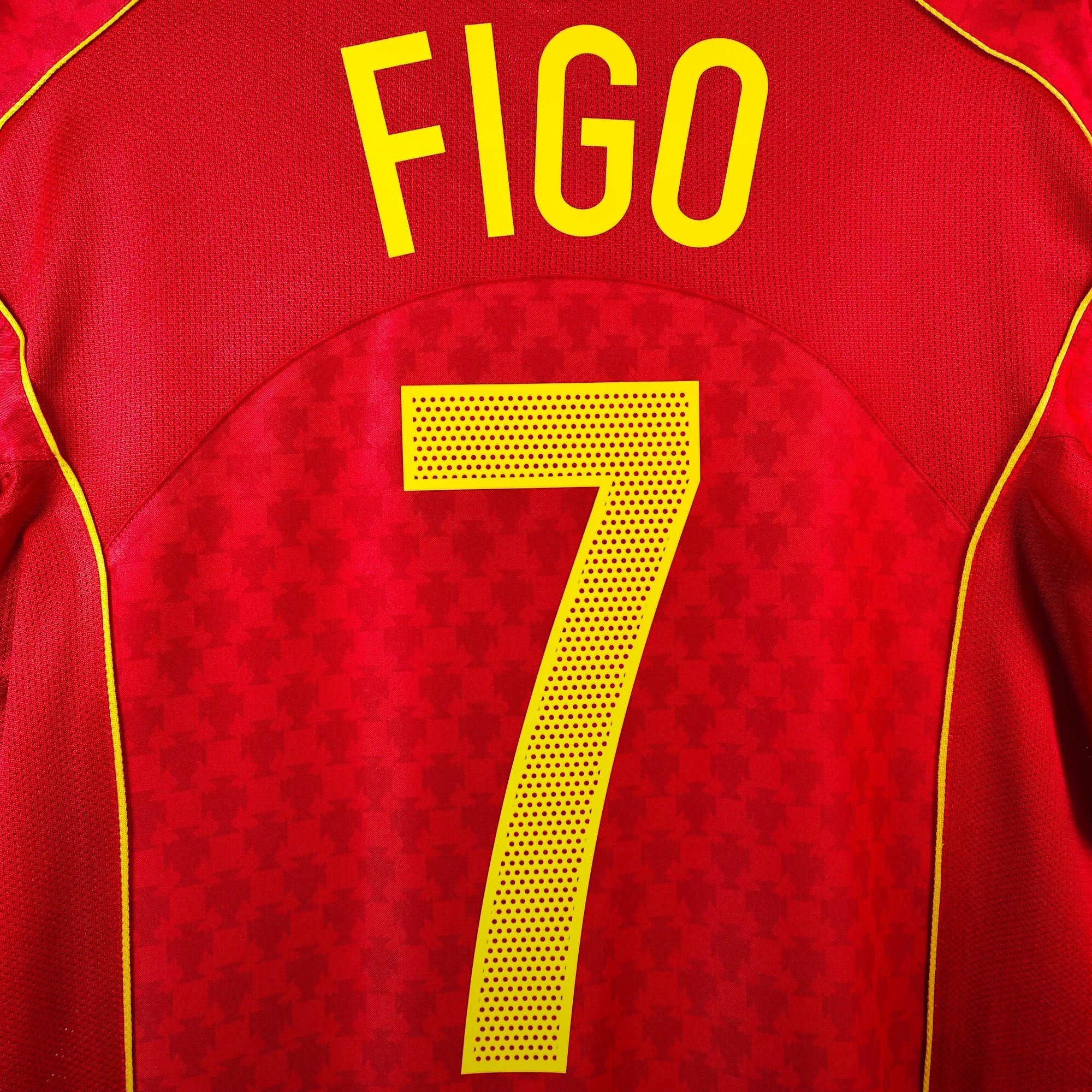 2004 - 06 Portugal Home Shirt Figo 7 (L) - Eternal Pitch
