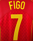2004 - 06 Portugal Home Shirt Figo 7 (L) - Eternal Pitch