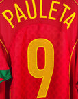 2004 - 06 Portugal Home Shirt Pauleta 9 - 9/10 - (L) - Eternal Pitch