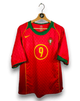2004 - 06 Portugal Home Shirt Pauleta 9 - 9/10 - (L) - Eternal Pitch