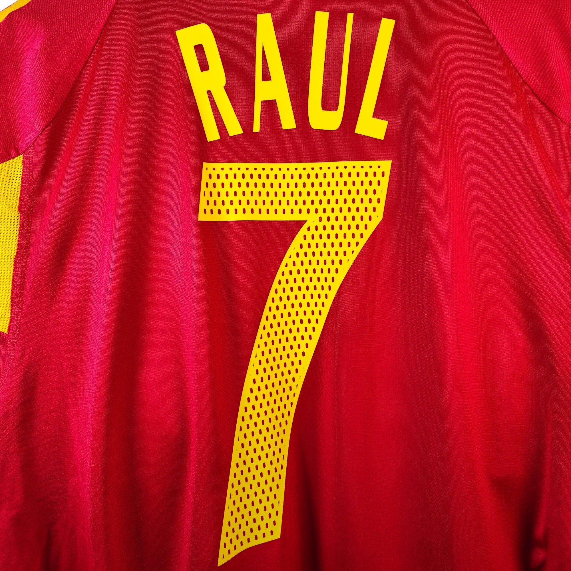 2004 - 06 Spain Home Shirt Raul 7 - 8.5/10 - (L) - Eternal Pitch