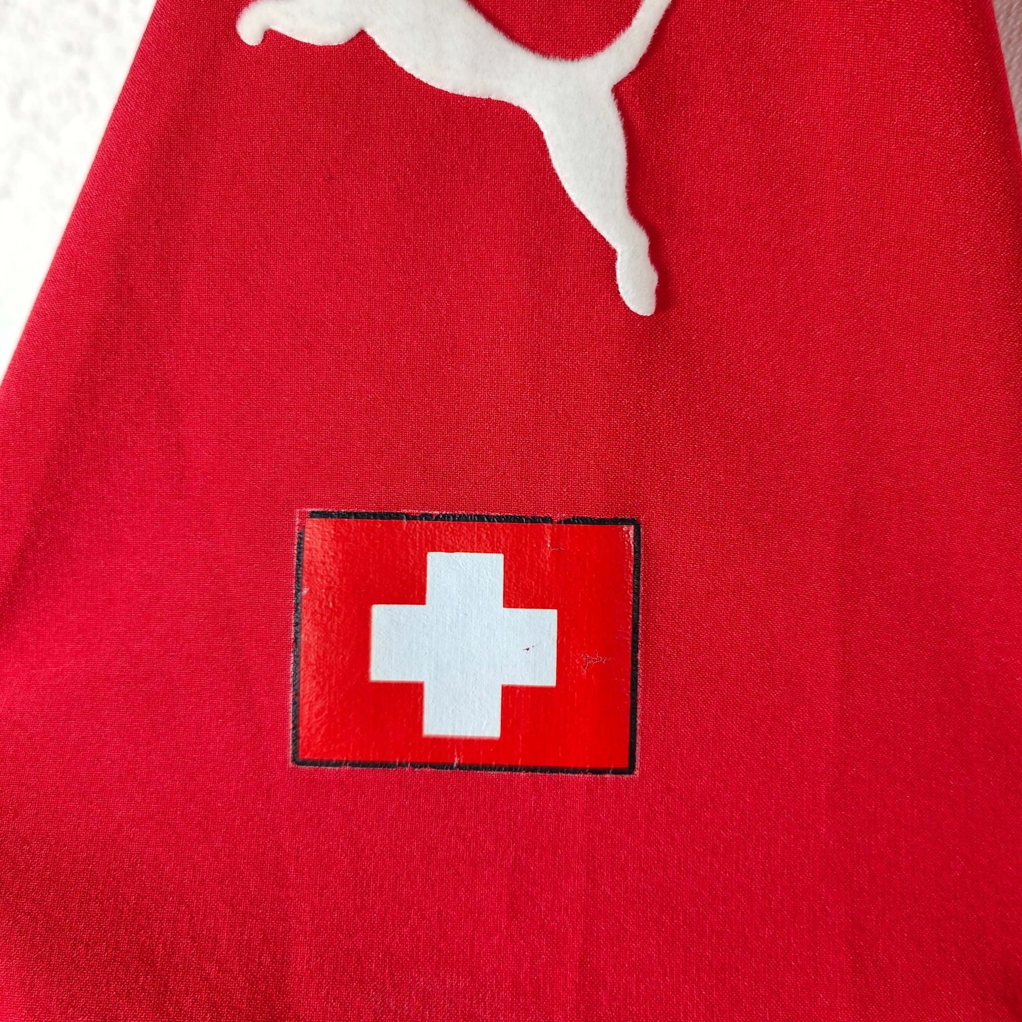 2004 - 06 Switzerland Home Shirt Chapuisat 11 - 9/10 - (M) - Eternal Pitch