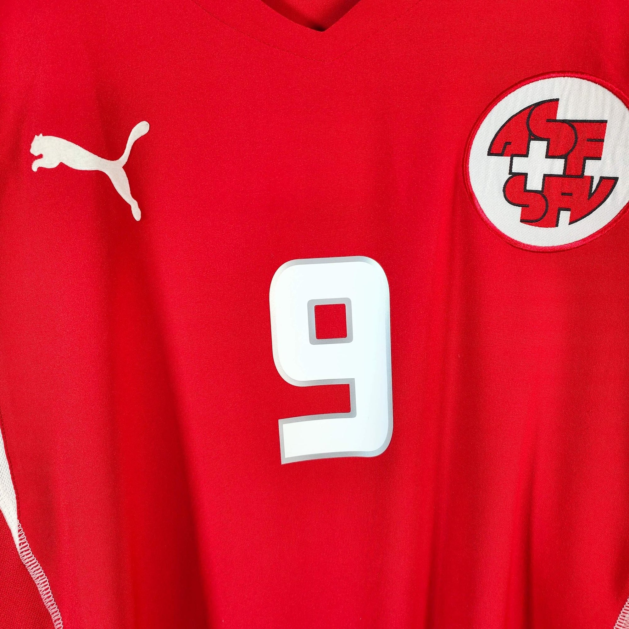 2004 - 06 Switzerland Home Shirt Frei 9 - 9/10 - (L) - Eternal Pitch