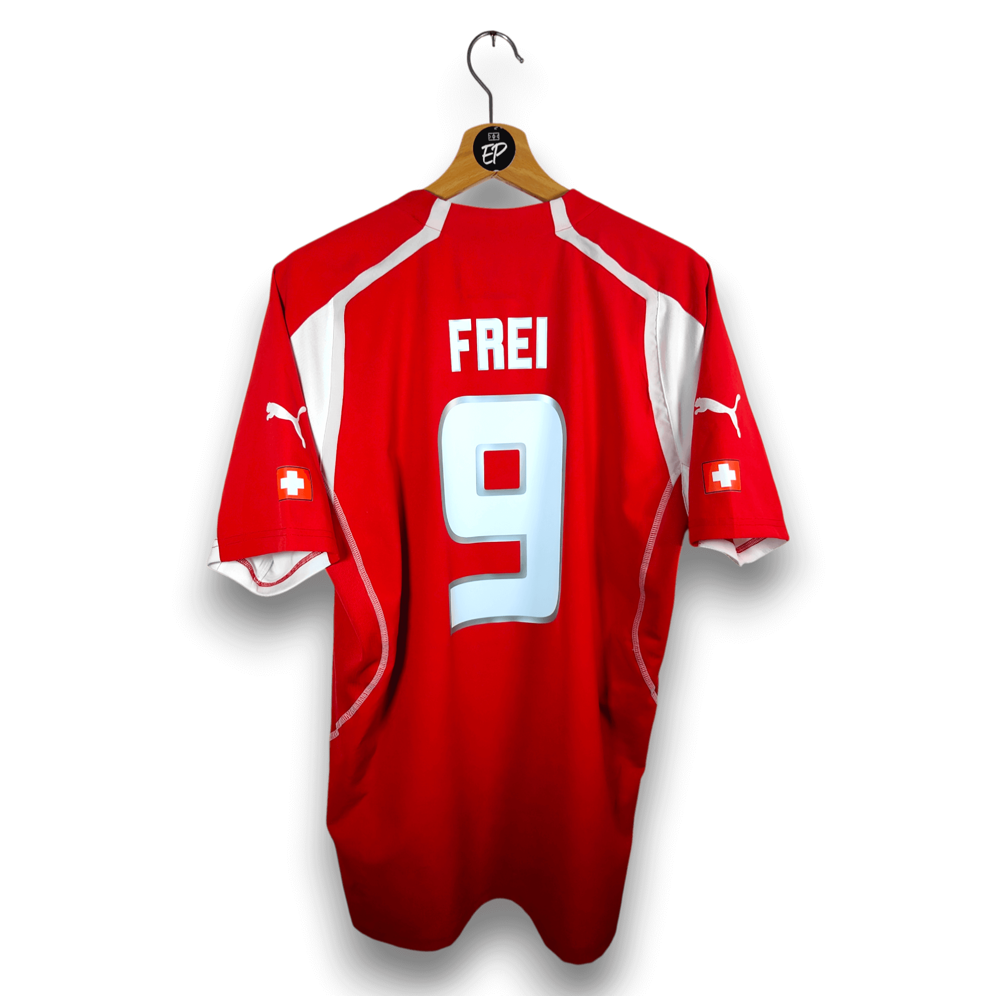 2004 - 06 Switzerland Home Shirt Frei 9 - 9/10 - (L) - Eternal Pitch