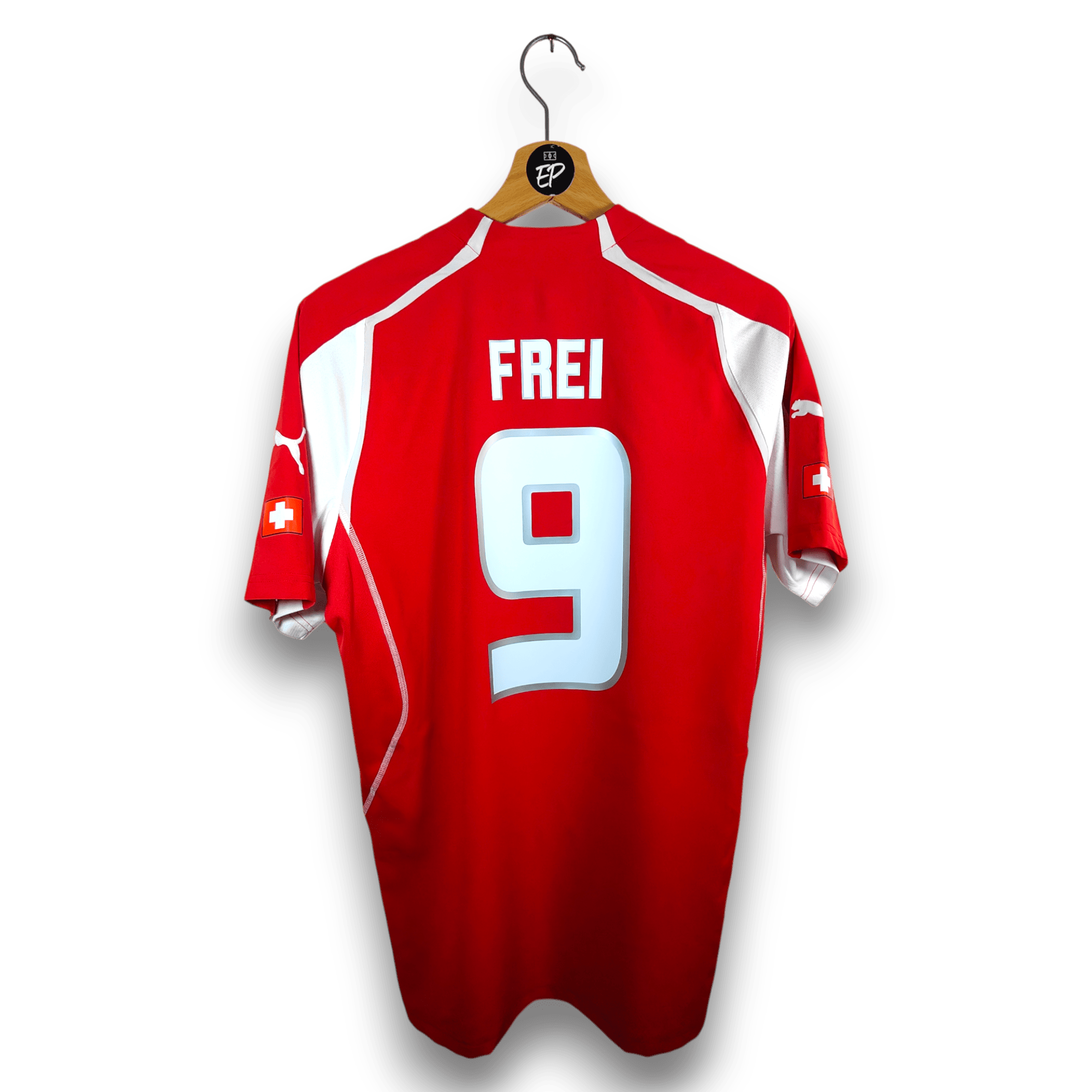 2004 - 06 Switzerland Home Shirt Frei 9 - 9/10 - (M) - Eternal Pitch
