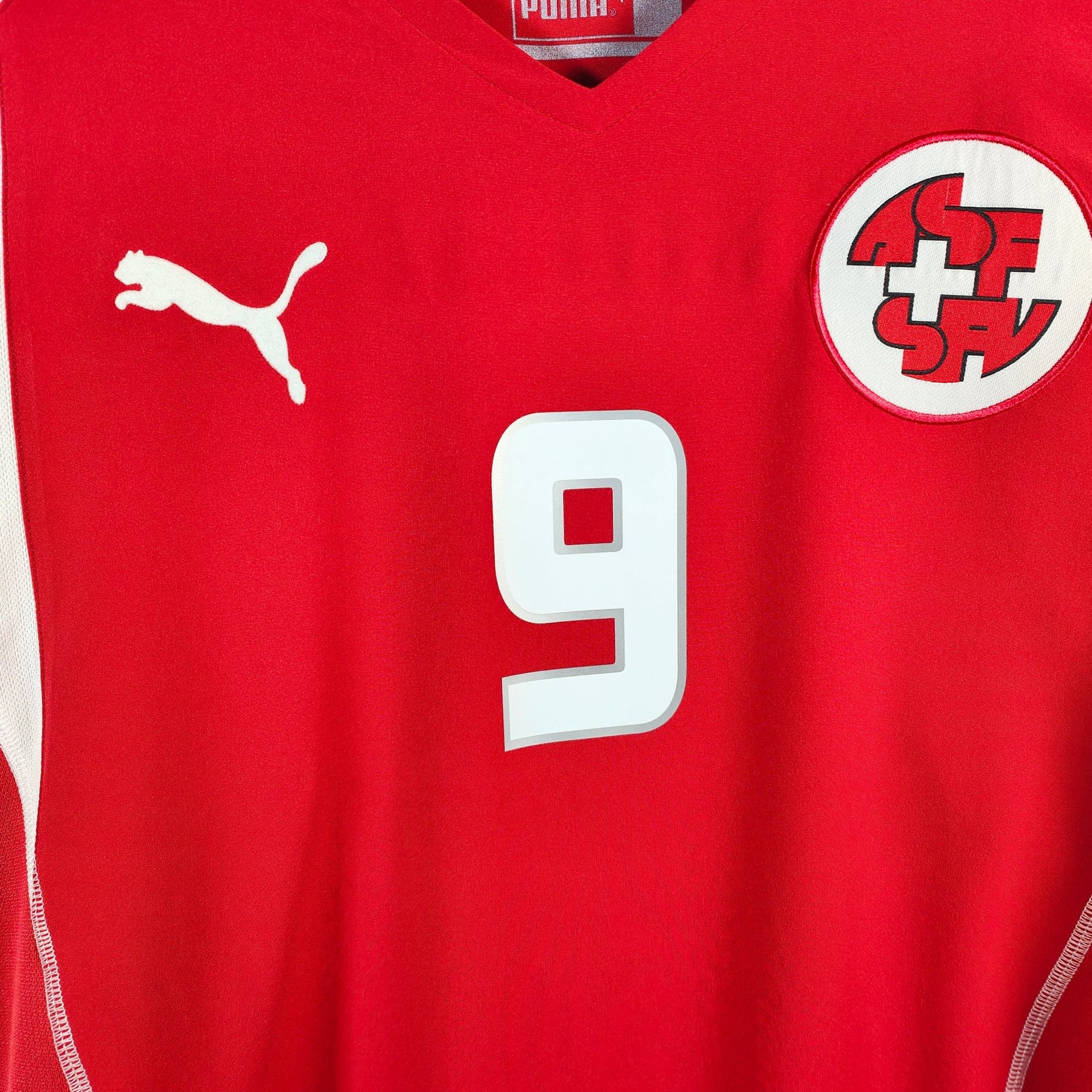 2004 - 06 Switzerland Home Shirt Frei 9 - 9/10 - (M) - Eternal Pitch