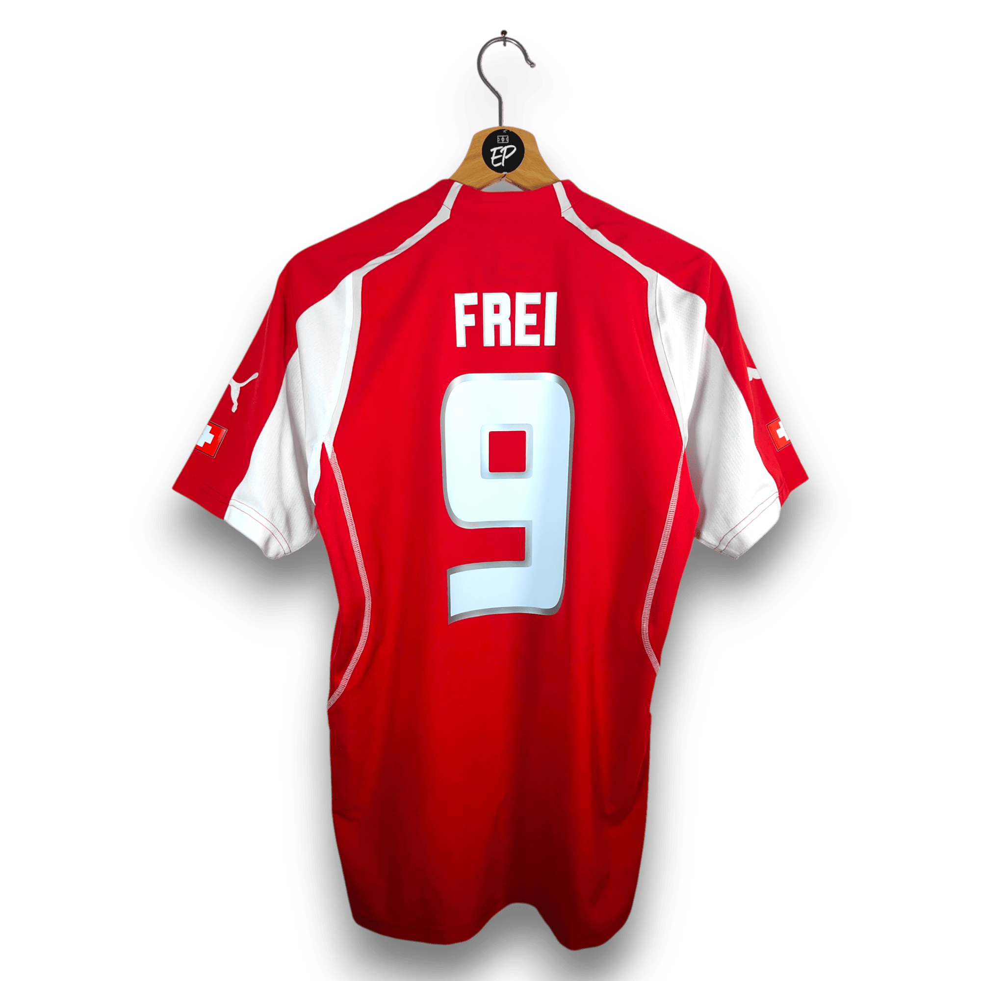 2004 - 06 Switzerland Home Shirt Frei 9 - 9/10 - (S) - Eternal Pitch