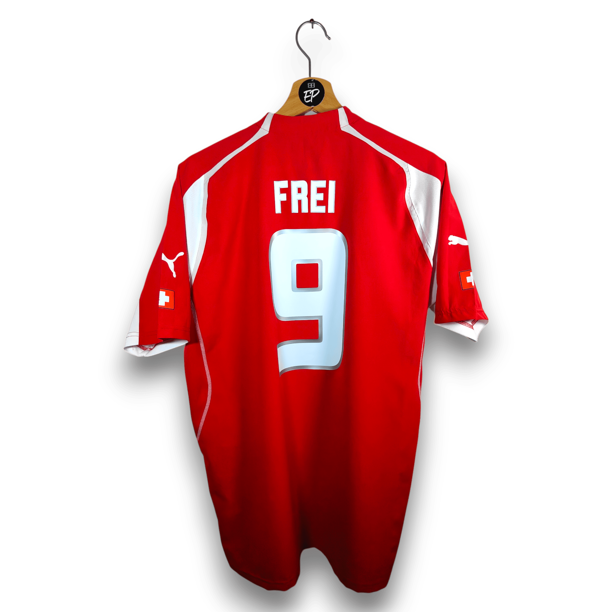 2004 - 06 Switzerland Home Shirt Frei 9 - 9/10 - (XL) - Eternal Pitch