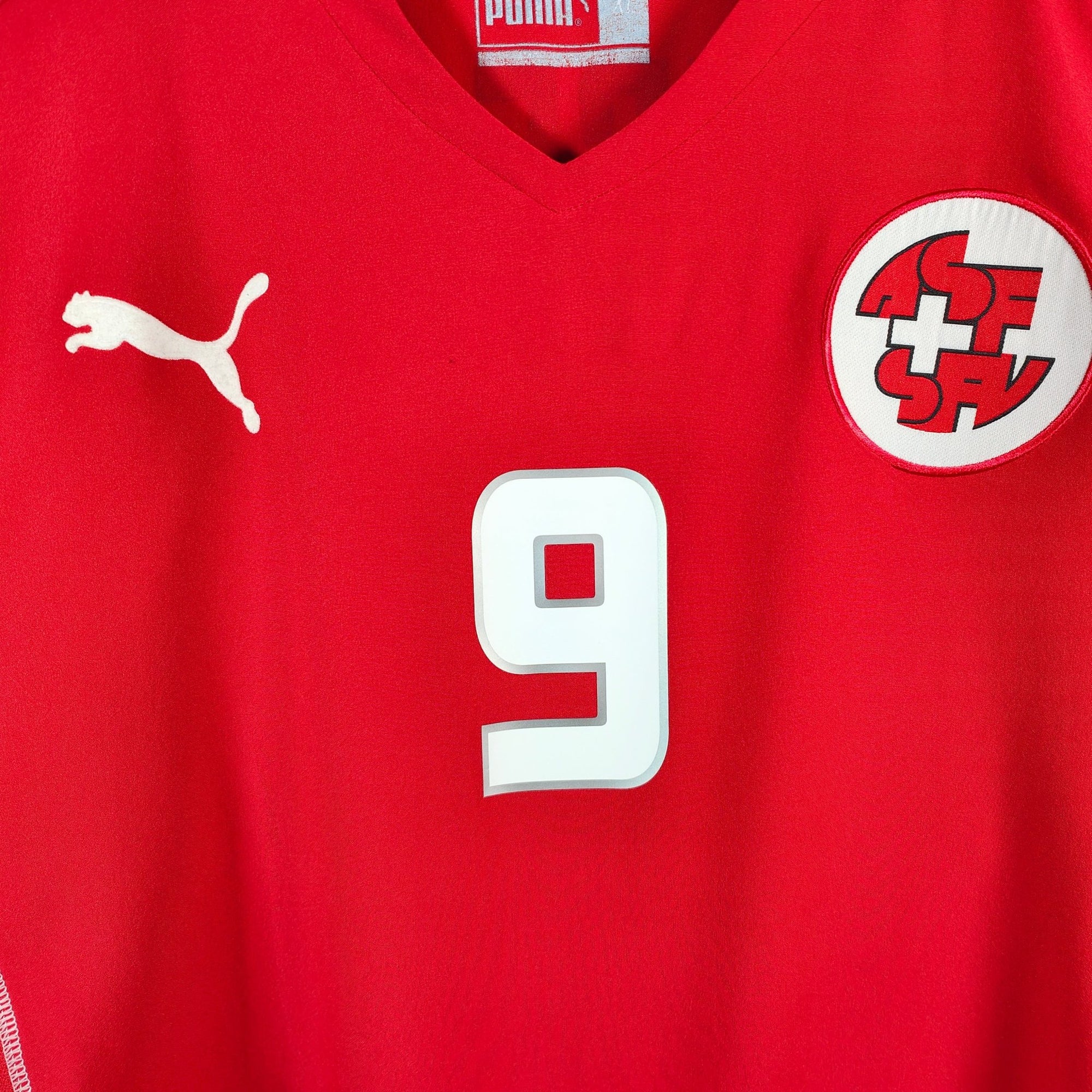 2004 - 06 Switzerland Home Shirt Frei 9 - 9/10 - (XL) - Eternal Pitch