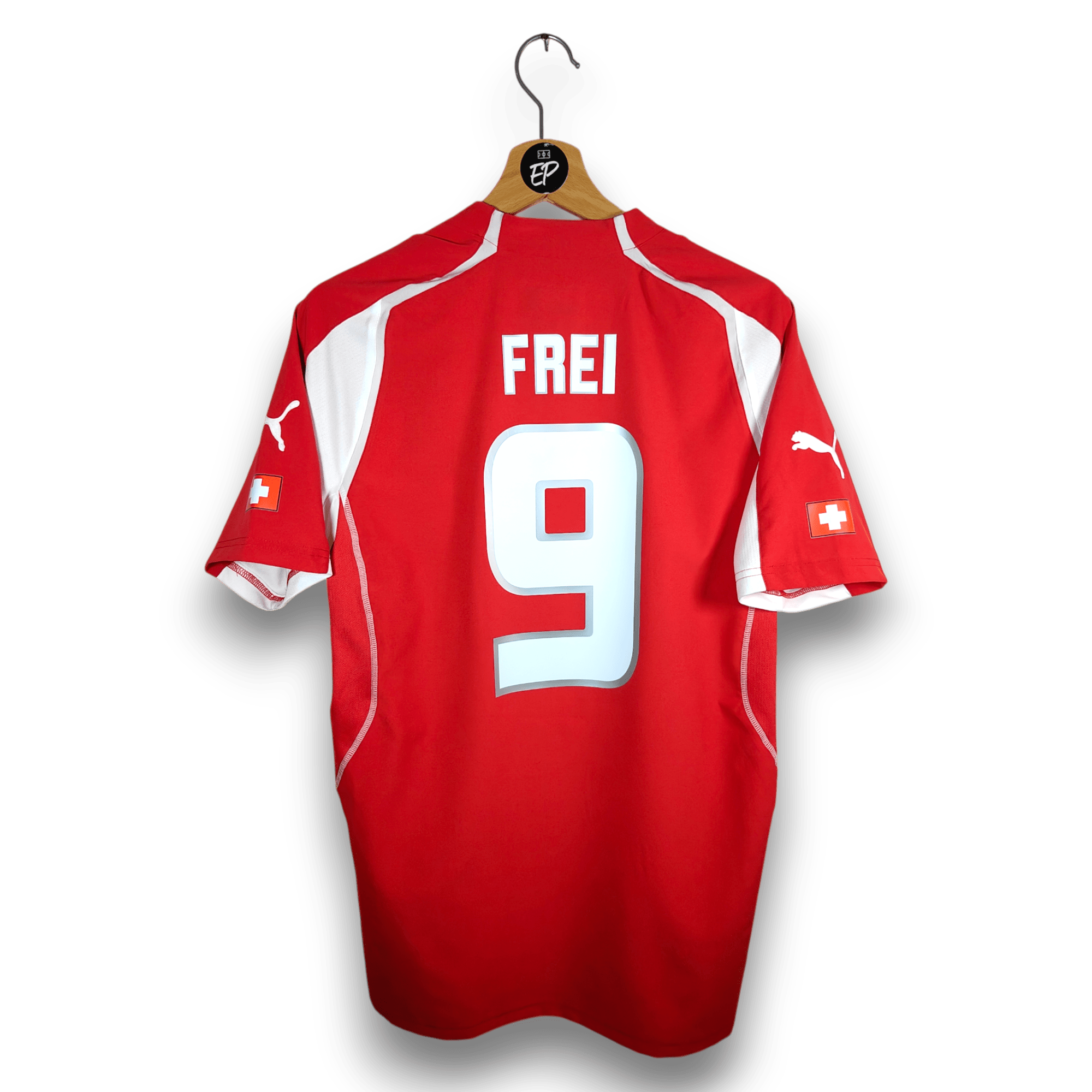 2004 - 06 Switzerland Home Shirt Frei 9 - 9.5/10 - (M) - Eternal Pitch