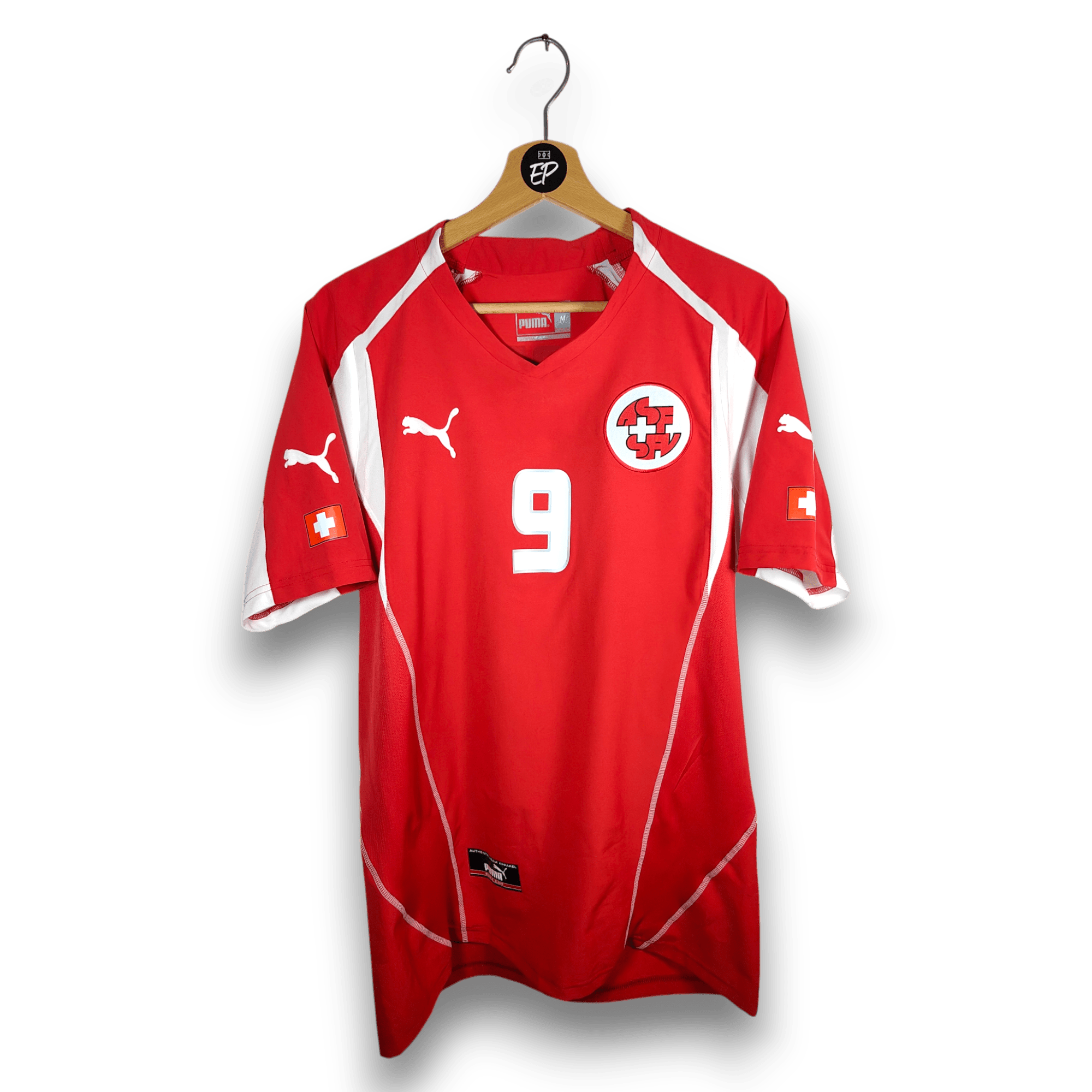 2004 - 06 Switzerland Home Shirt Frei 9 - 9.5/10 - (M) - Eternal Pitch