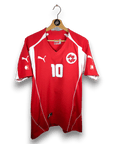2004 - 06 Switzerland Home Shirt Hakan Yakin 10 - 9/10 - (M) - Eternal Pitch