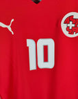 2004 - 06 Switzerland Home Shirt Hakan Yakin 10 - 9/10 - (M) - Eternal Pitch