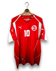 2004 - 06 Switzerland Home Shirt Hakan Yakin 10 - 9/10 - (XL) - Eternal Pitch
