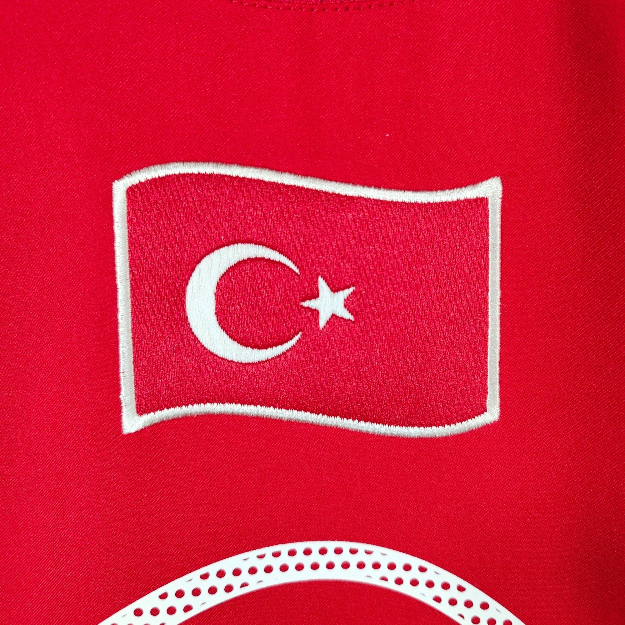 2004 - 06 Turkey Home Shirt Hakan Sukur 9 - 9/10 - (L) - Eternal Pitch