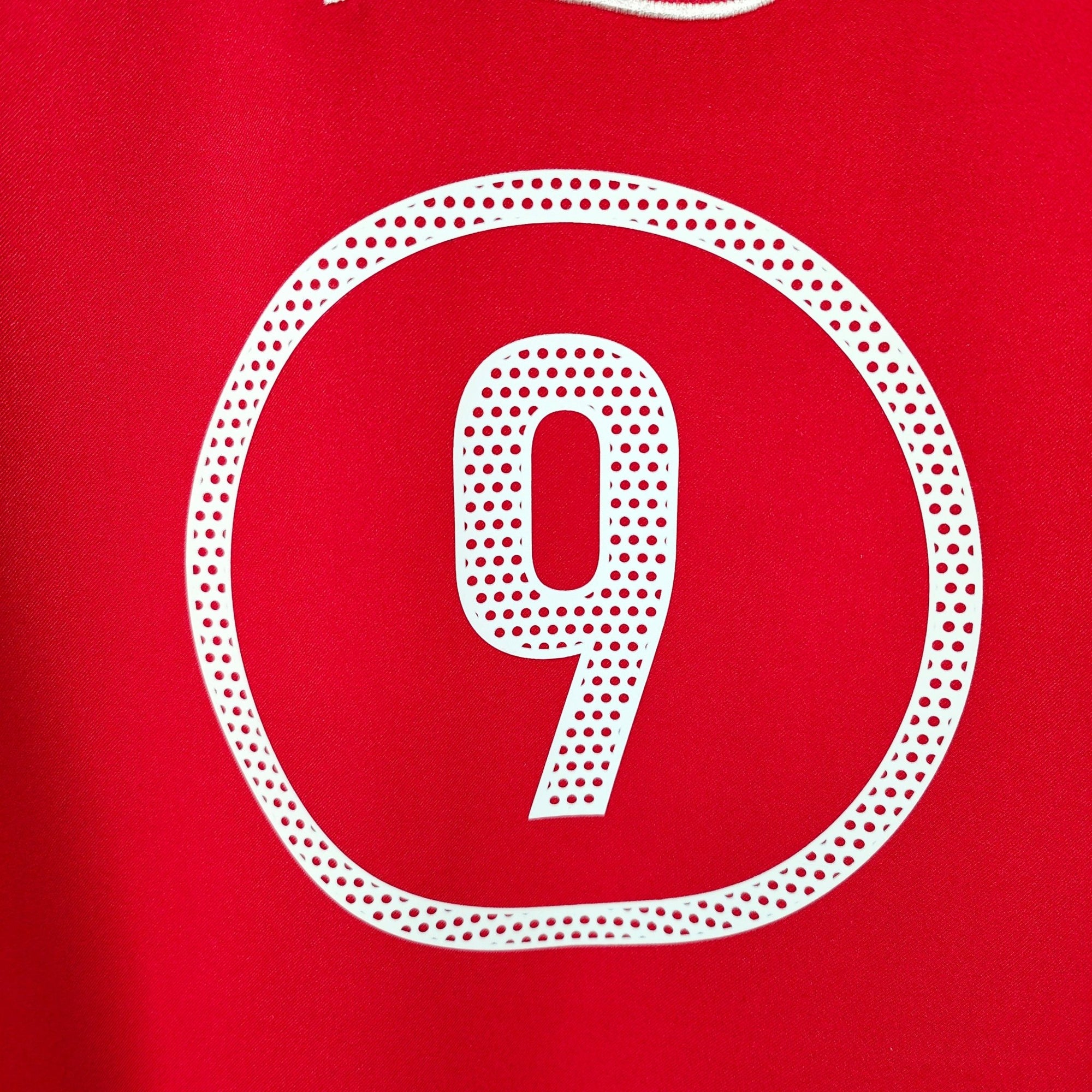 2004 - 06 Turkey Home Shirt Hakan Sukur 9 - 9/10 - (L) - Eternal Pitch