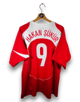2004 - 06 Turkey Home Shirt Hakan Sukur 9 - 9/10 - (L) - Eternal Pitch