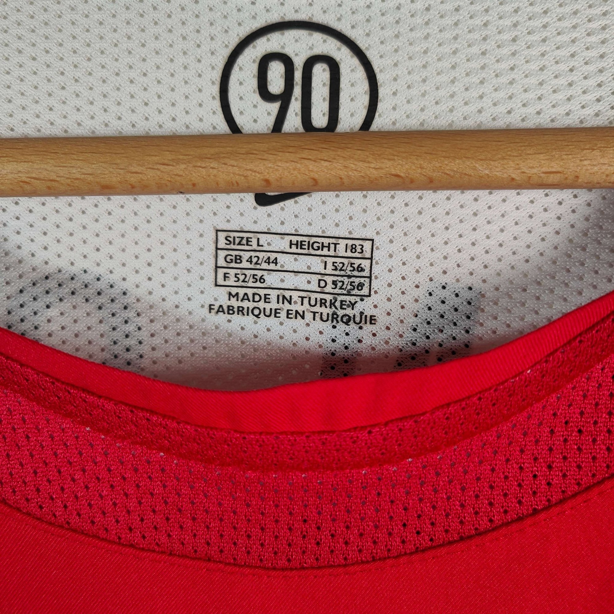 2004 - 06 Turkey Home Shirt Hakan Sukur 9 - 9.5/10 - (L) - Eternal Pitch