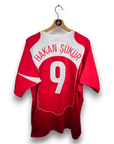2004 - 06 Turkey Home Shirt Hakan Sukur 9 - 9.5/10 - (L) - Eternal Pitch