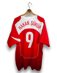 2004 - 06 Turkey Home Shirt Hakan Sukur 9 - 9.5/10 - (XL) - Eternal Pitch