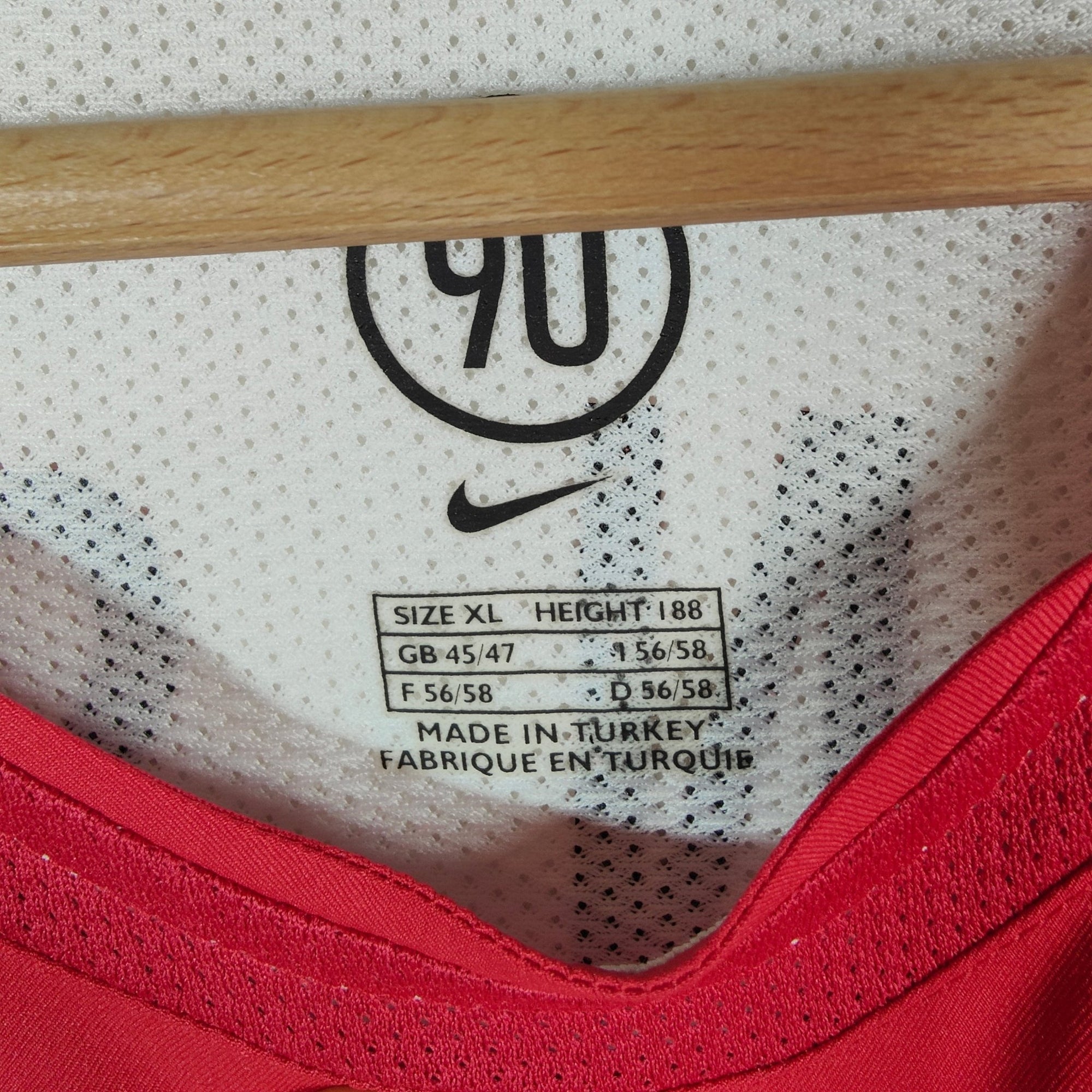 2004 - 06 Turkey Home Shirt Hakan Sukur 9 - 9.5/10 - (XL) - Eternal Pitch