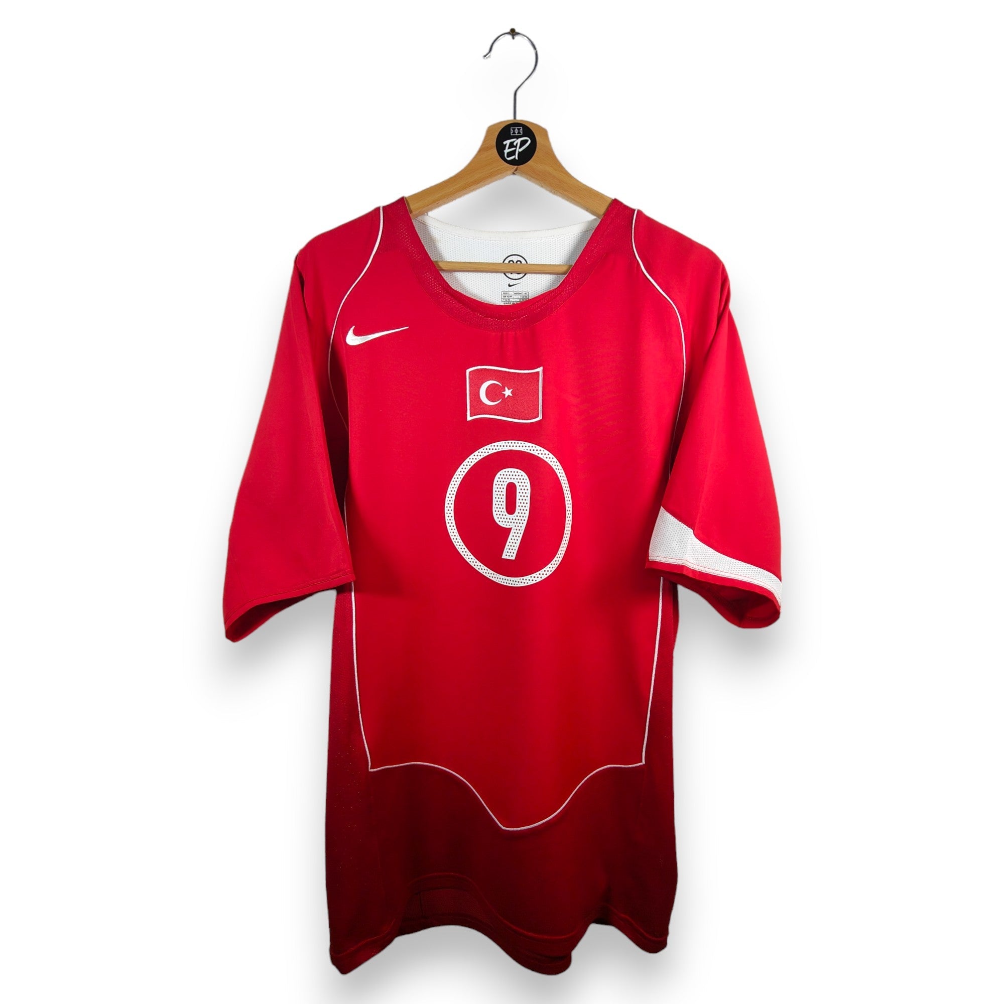 2004 - 06 Turkey Home Shirt Hakan Sukur 9 (L) - Eternal Pitch