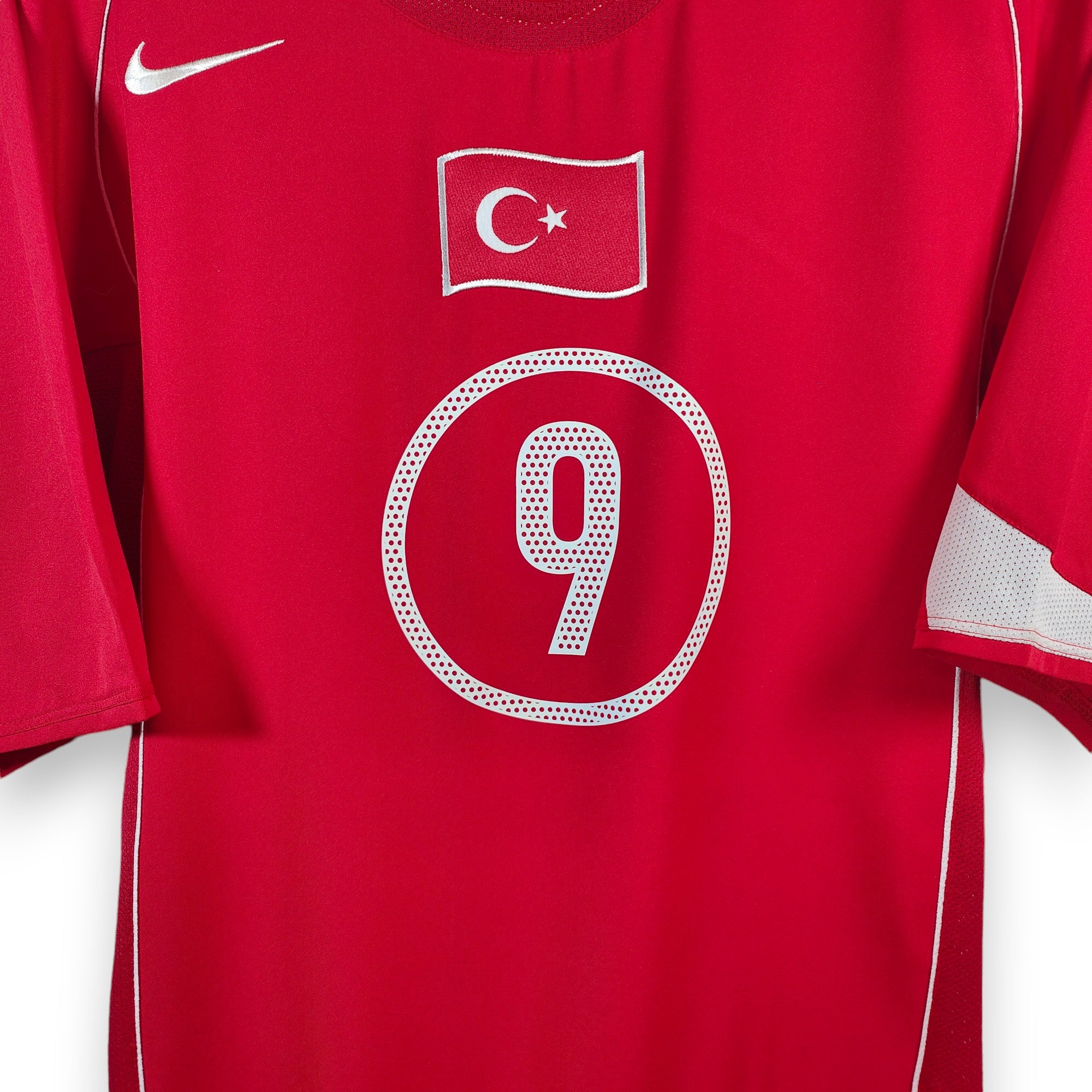 2004 - 06 Turkey Home Shirt Hakan Sukur 9 (L) - Eternal Pitch