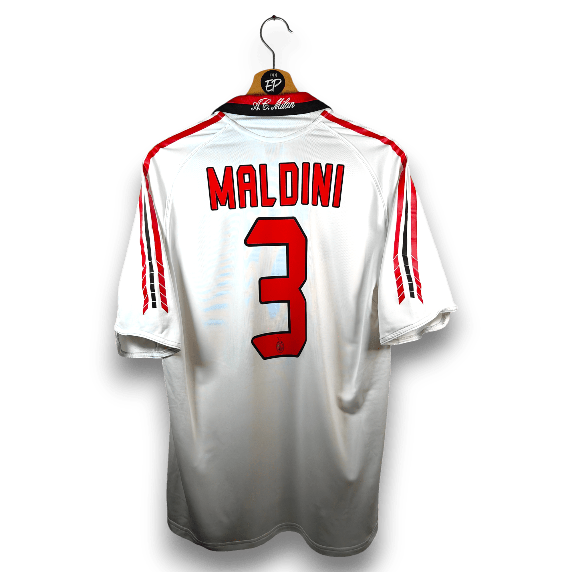 2005 - 06 AC Milan Away Shirt Maldini 3 (M) - Eternal Pitch
