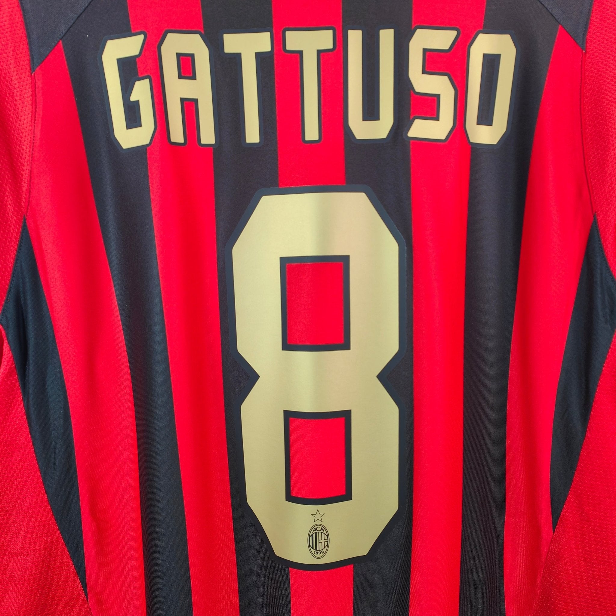 2005-06 AC Milan Home Shirt Gattuso #8 - 6.5/10 - (M) – – Eternal