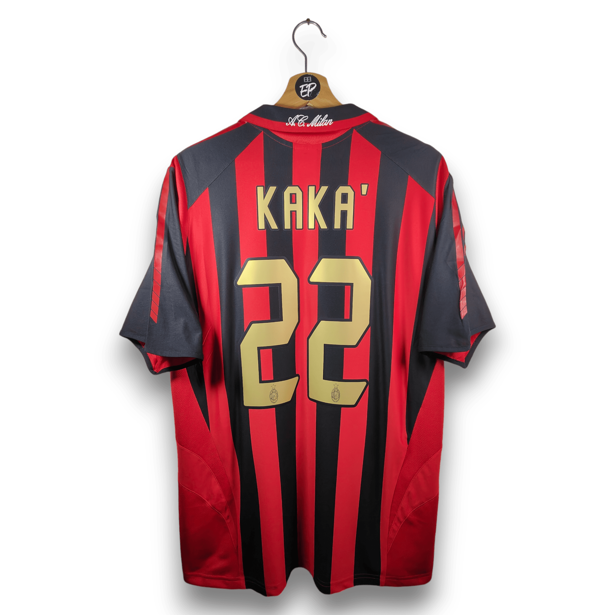 2005 - 06 AC Milan Home Shirt Kaka 22 - 9/10 - (L) - Eternal Pitch