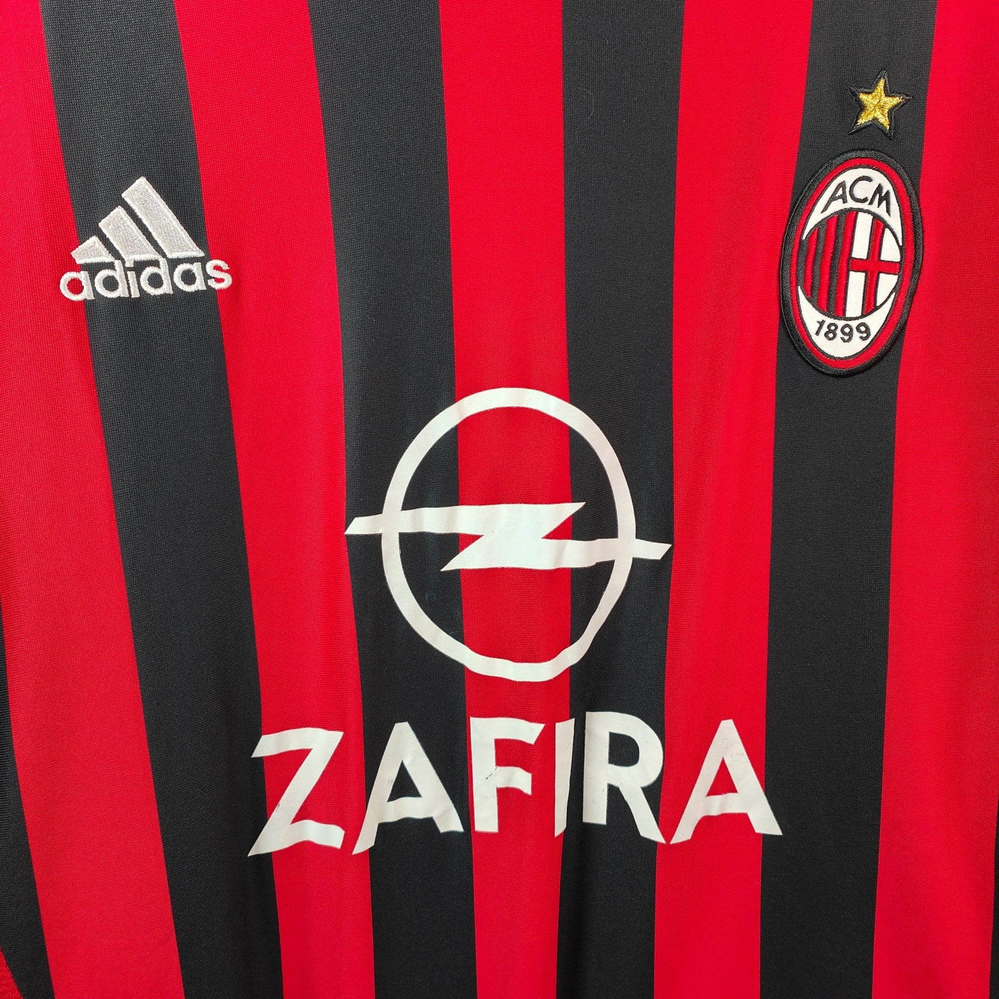 2005 - 06 AC Milan Home Shirt Kaka 22 (L) - Eternal Pitch