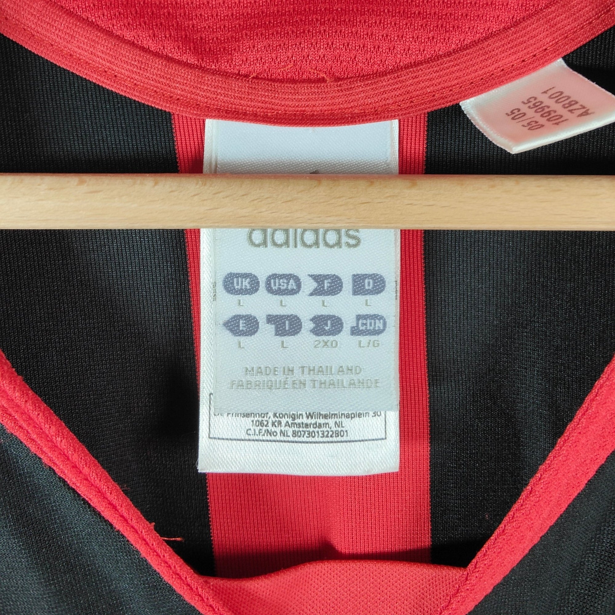 2005 - 06 AC Milan Home Shirt Kaka 22 (L) - Eternal Pitch