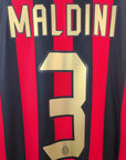 2005 - 06 AC Milan Home Shirt Maldini 3 - 9/10 - (XL) - Eternal Pitch
