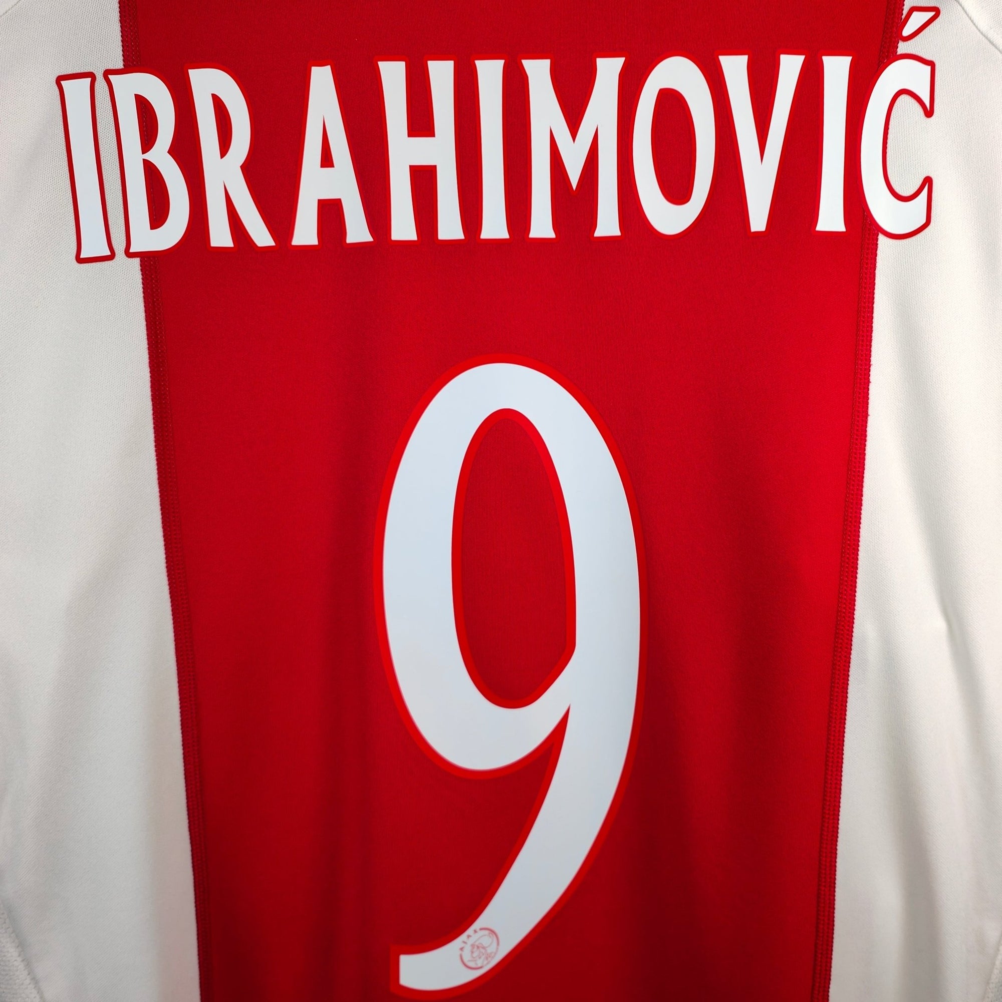2005 - 06 Ajax Amsterdam Home Shirt Ibrahimovic 9 - 8.5/10 - (M) - Eternal Pitch