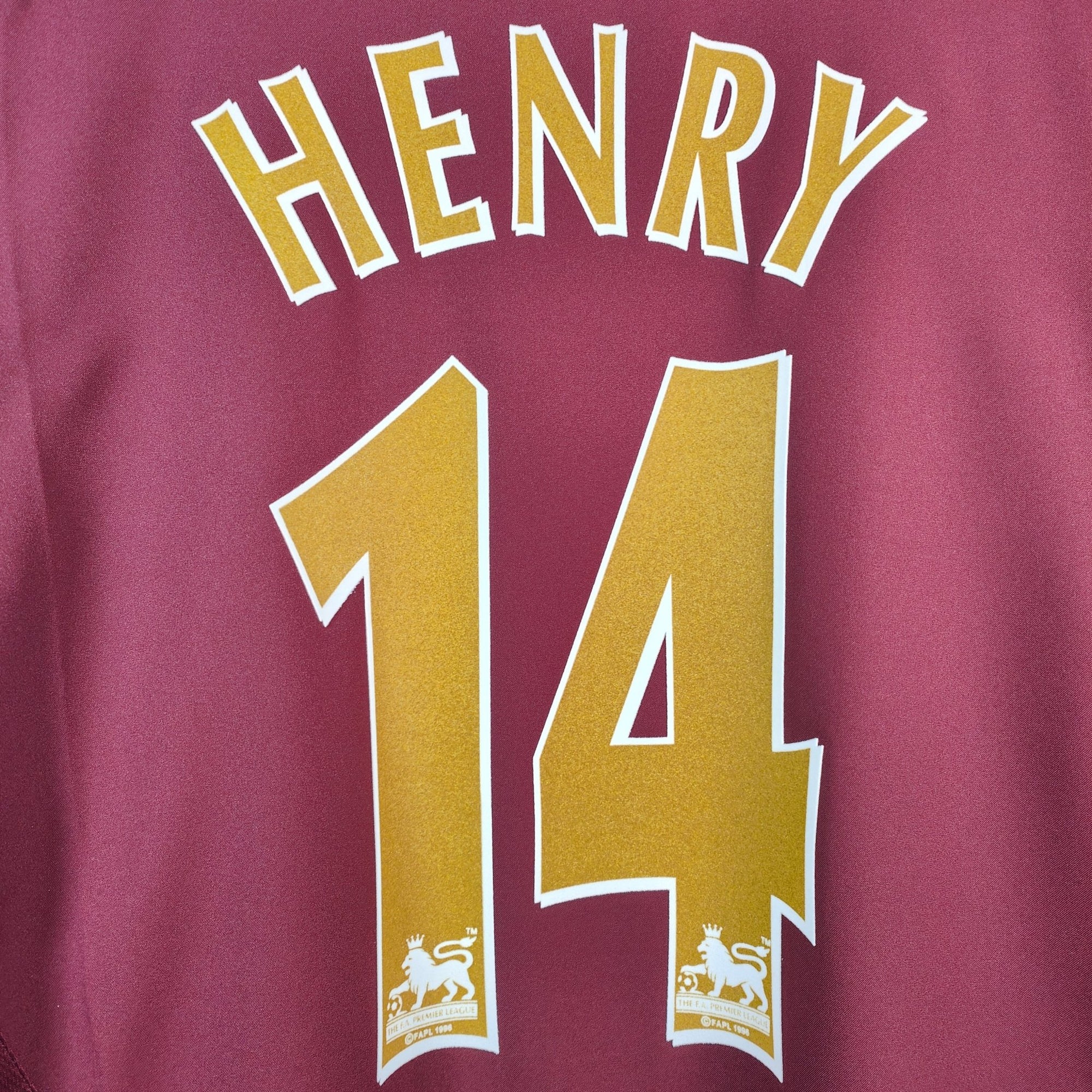 2005 - 06 Arsenal Home Shirt LS Henry 14 - 9.5/10 - (XL) - Eternal Pitch
