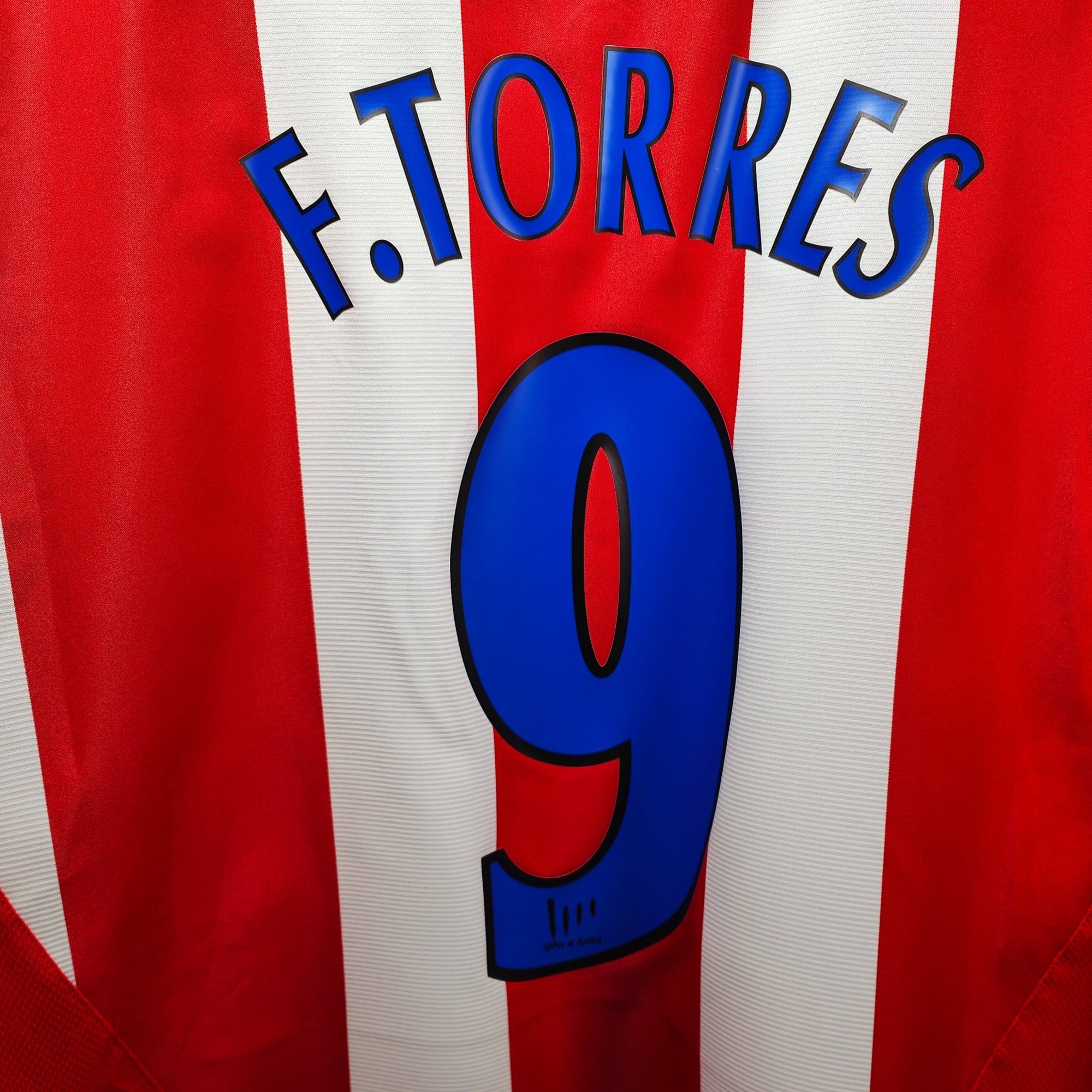 2005 - 06 Atletico Madrid Home Shirt Torres 9 - 9/10 - (XL) - Eternal Pitch