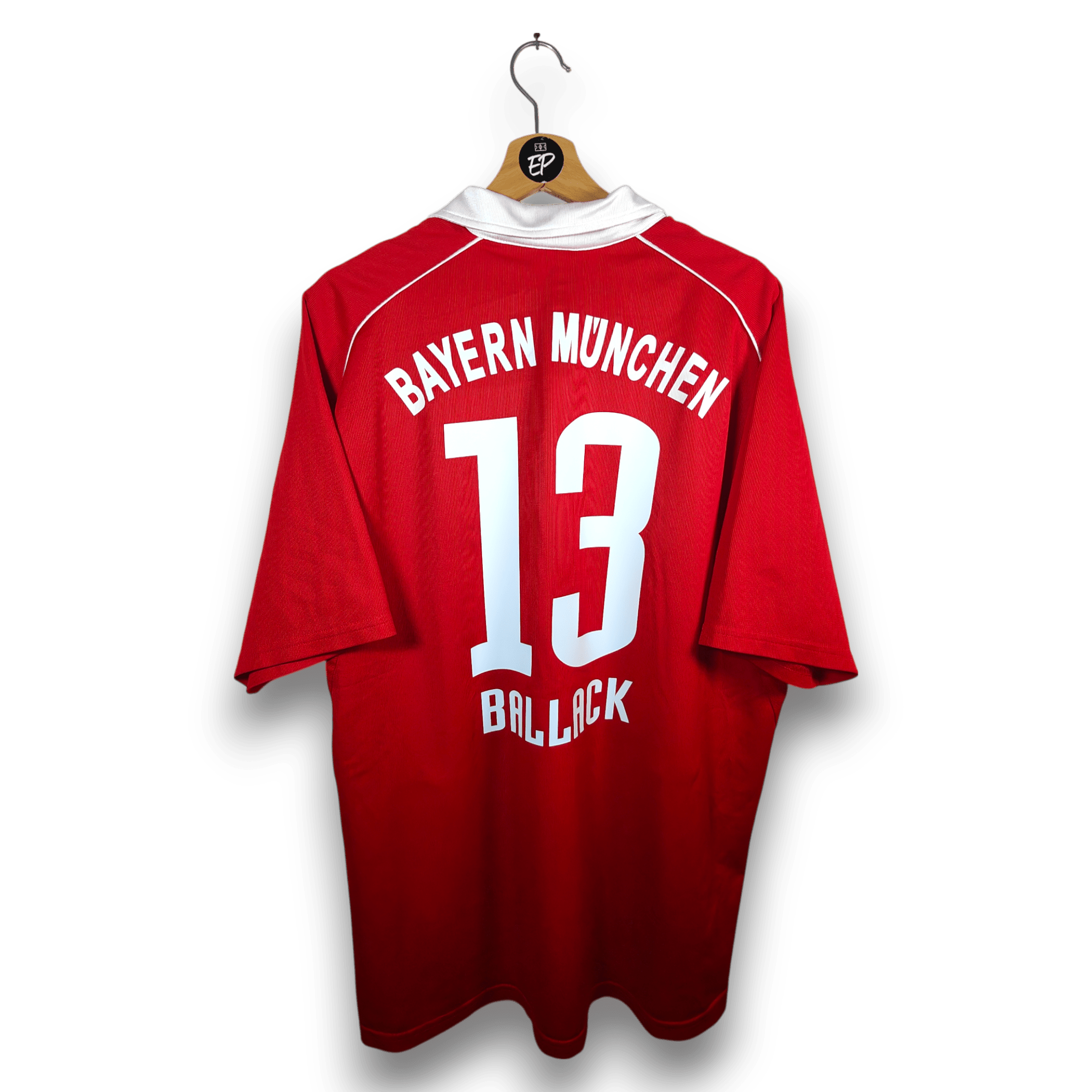 2005 - 06 Bayern Munich Home Shirt Ballack 13 - 8/10 - (XL) - Eternal Pitch