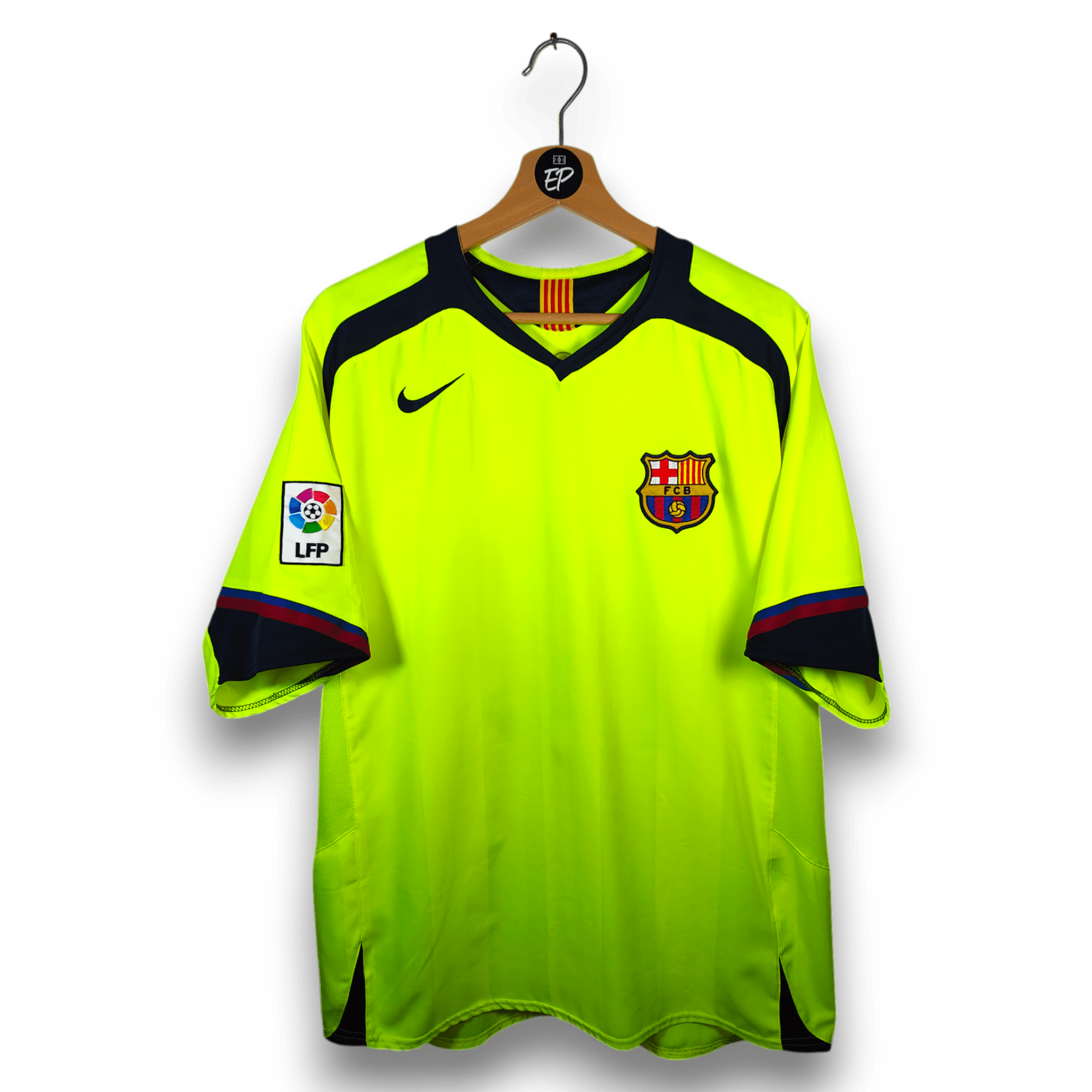 2005 - 06 FC Barcelona Away Shirt Ronaldinho 10 - 9/10 - (L) - Eternal Pitch