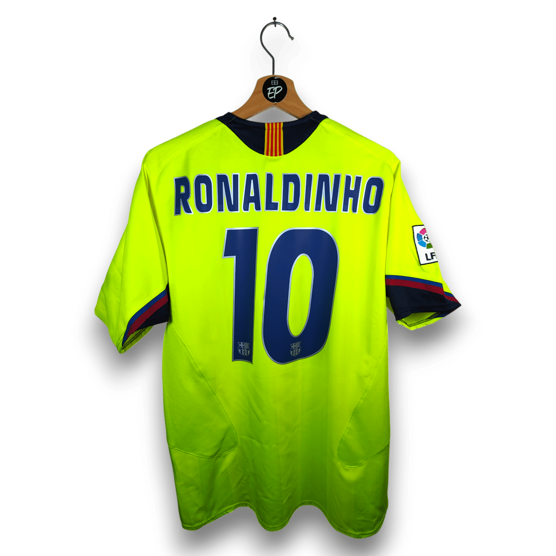 2005-06 FC Barcelona Away Shirt Ronaldinho #10 - 9/10 - (M