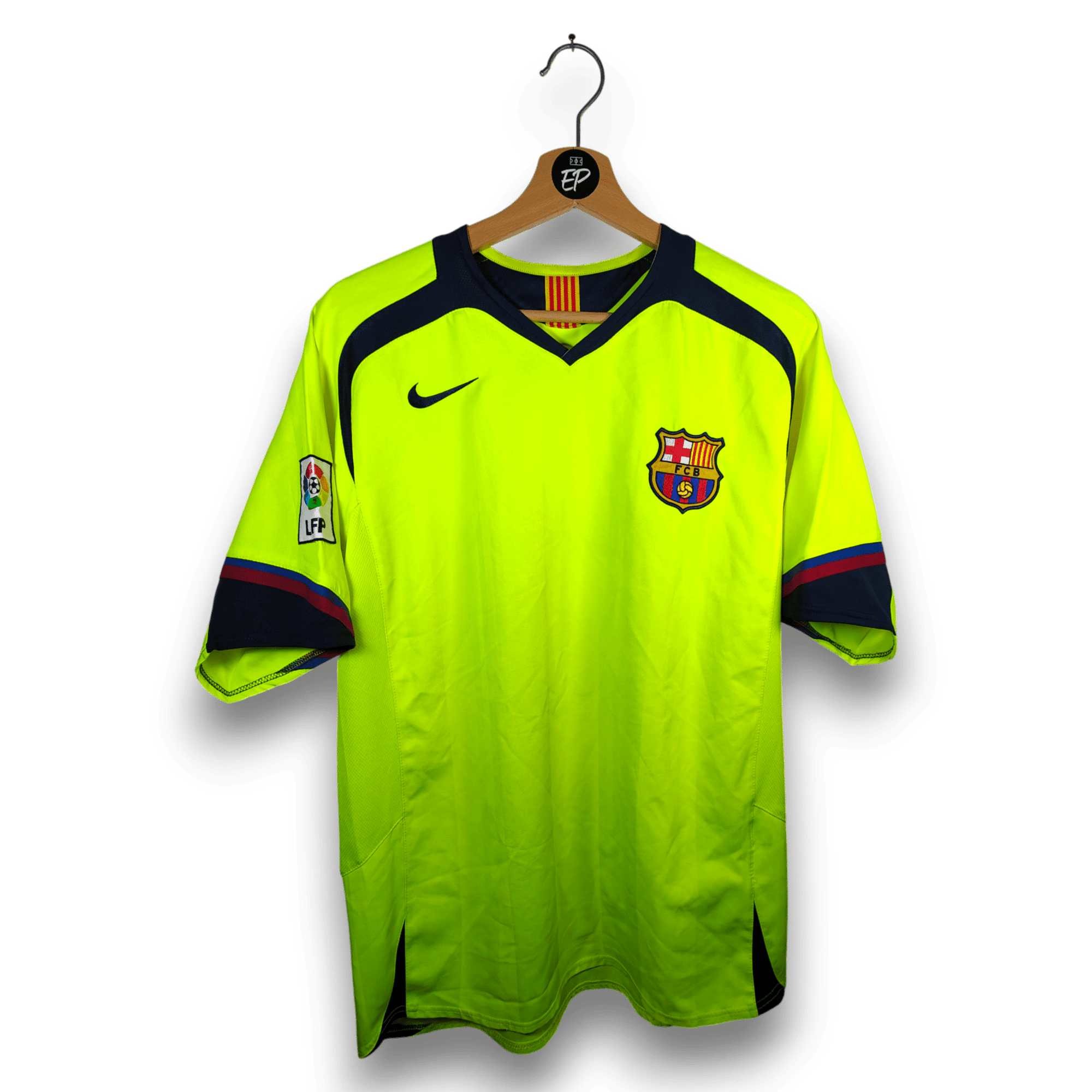 2005 - 06 FC Barcelona Away Shirt Ronaldinho 10 - 9/10 - (M) - Eternal Pitch