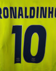 2005 - 06 FC Barcelona Away Shirt Ronaldinho 10 - 9/10 - (M) - Eternal Pitch