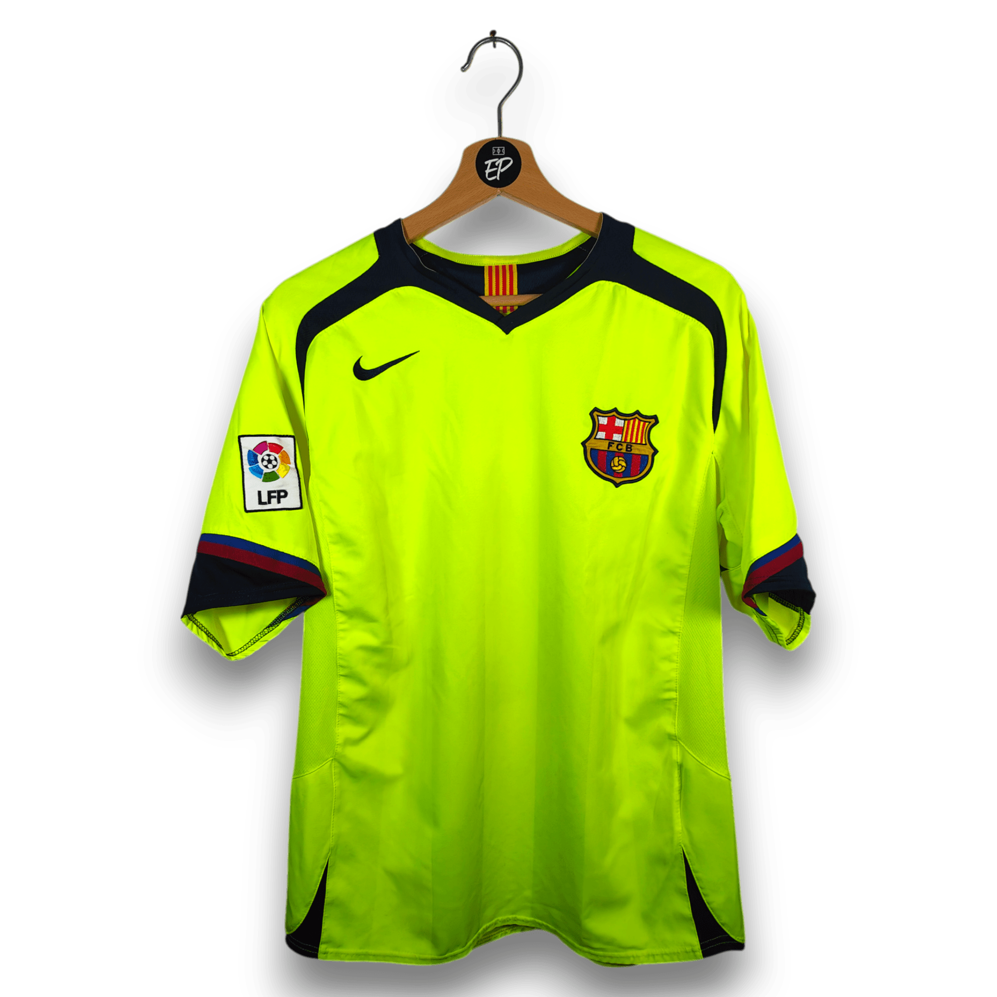2005 - 06 FC Barcelona Away Shirt Ronaldinho 10 - 9/10 - (M) - Eternal Pitch
