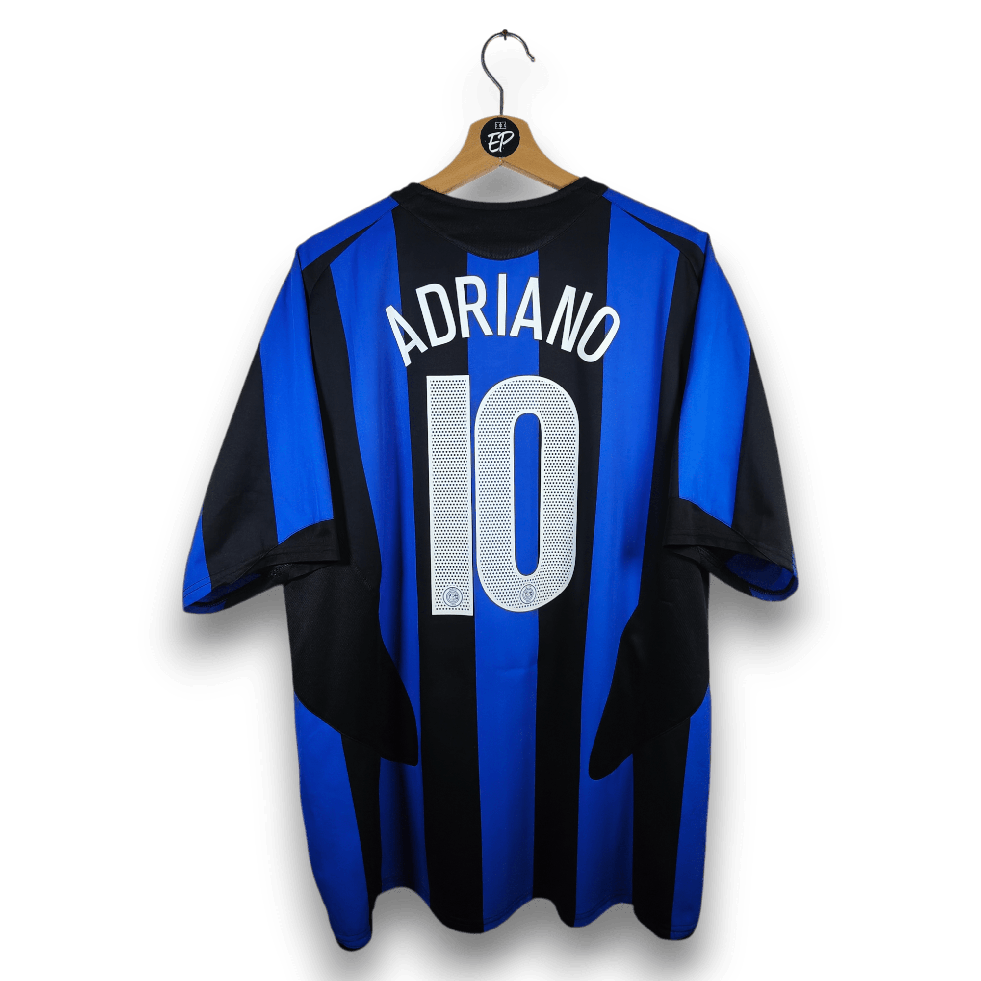 2005 - 06 Inter Milan Home Shirt Adriano 10 - 8/10 - (L) - Eternal Pitch