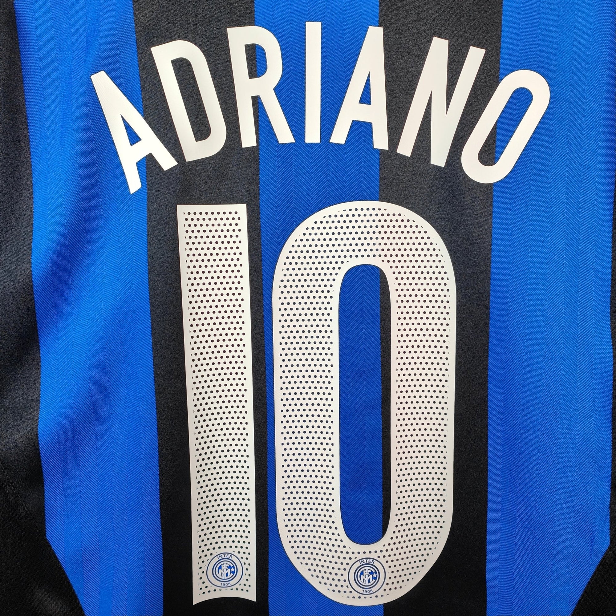 2005 - 06 Inter Milan Home Shirt Adriano 10 - 9/10 - (M) - Eternal Pitch
