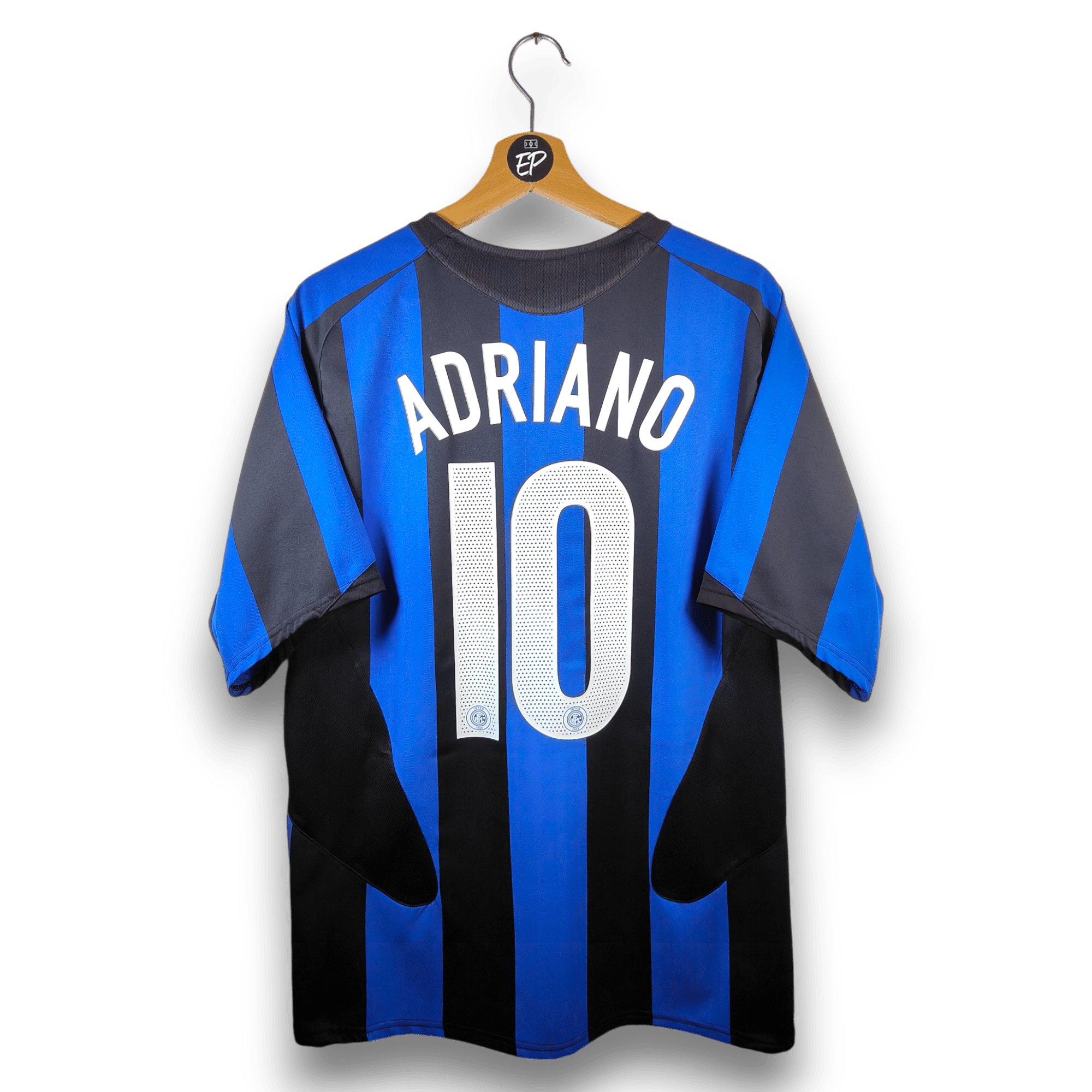 2005 - 06 Inter Milan Home Shirt Adriano 10 - 9/10 - (M) - Eternal Pitch