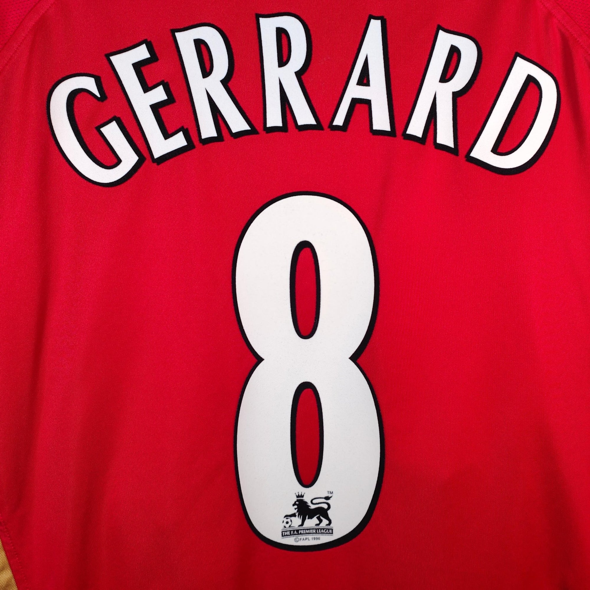 2005 - 06 Liverpool Home Shirt Gerrard 8 - 9/10 - (XL) - Eternal Pitch