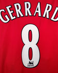 2005 - 06 Liverpool Home Shirt Gerrard 8 - 9/10 - (XL) - Eternal Pitch