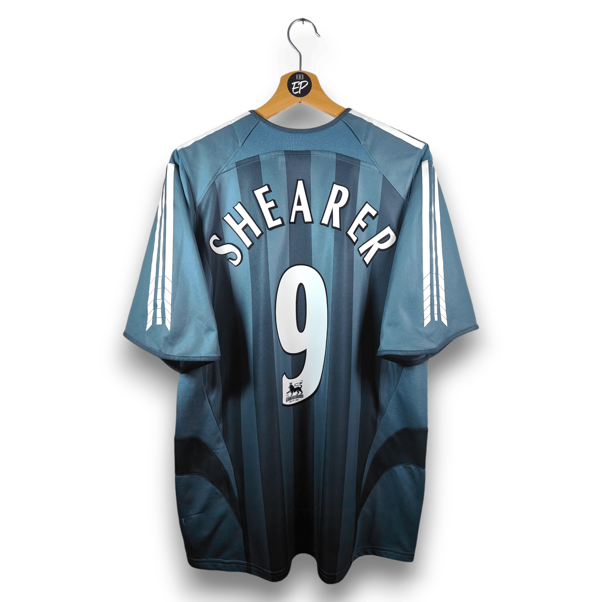 2005 - 06 Newcastle Away Shirt Shearer 9 - 8.5/10 - (L) - Eternal Pitch
