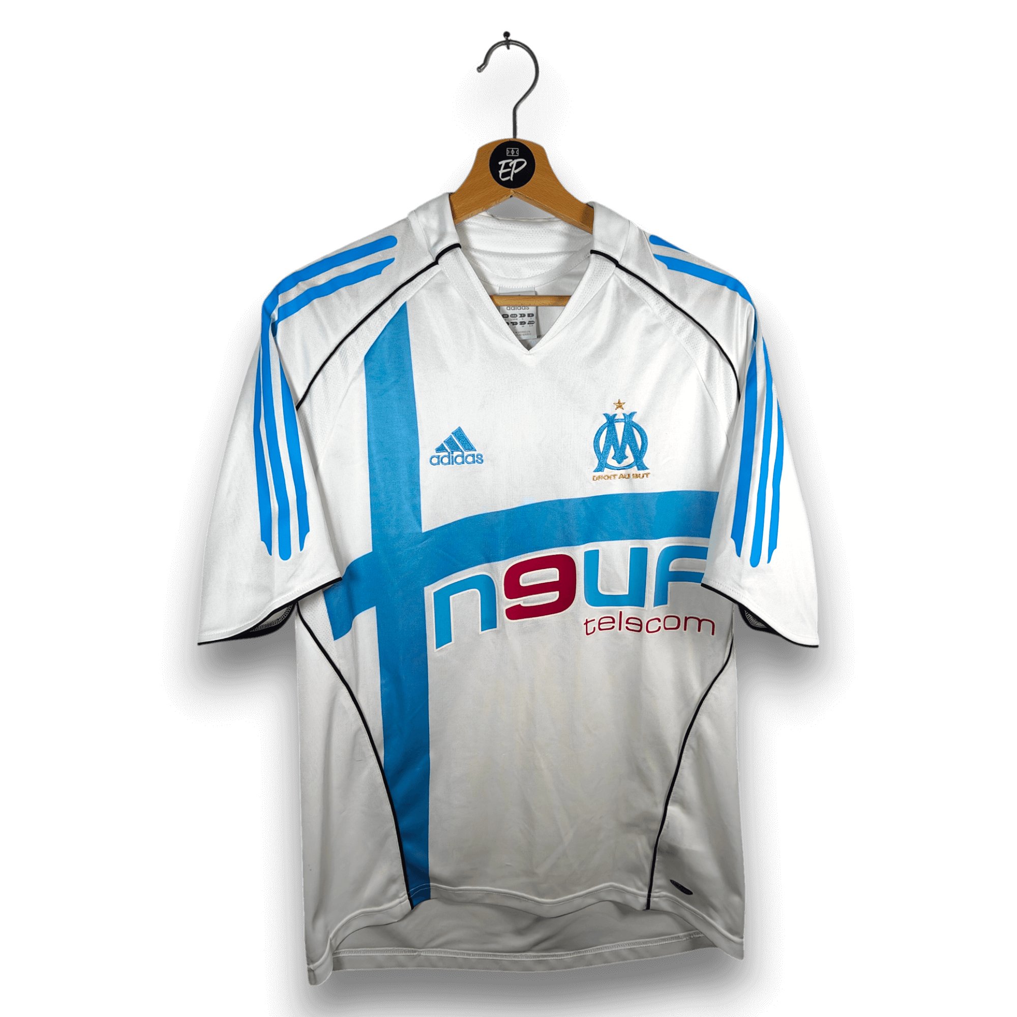 2005 - 06 Olympique Marseille Home Shirt Rbery 7 - 7.5/10 - (S) - Eternal Pitch