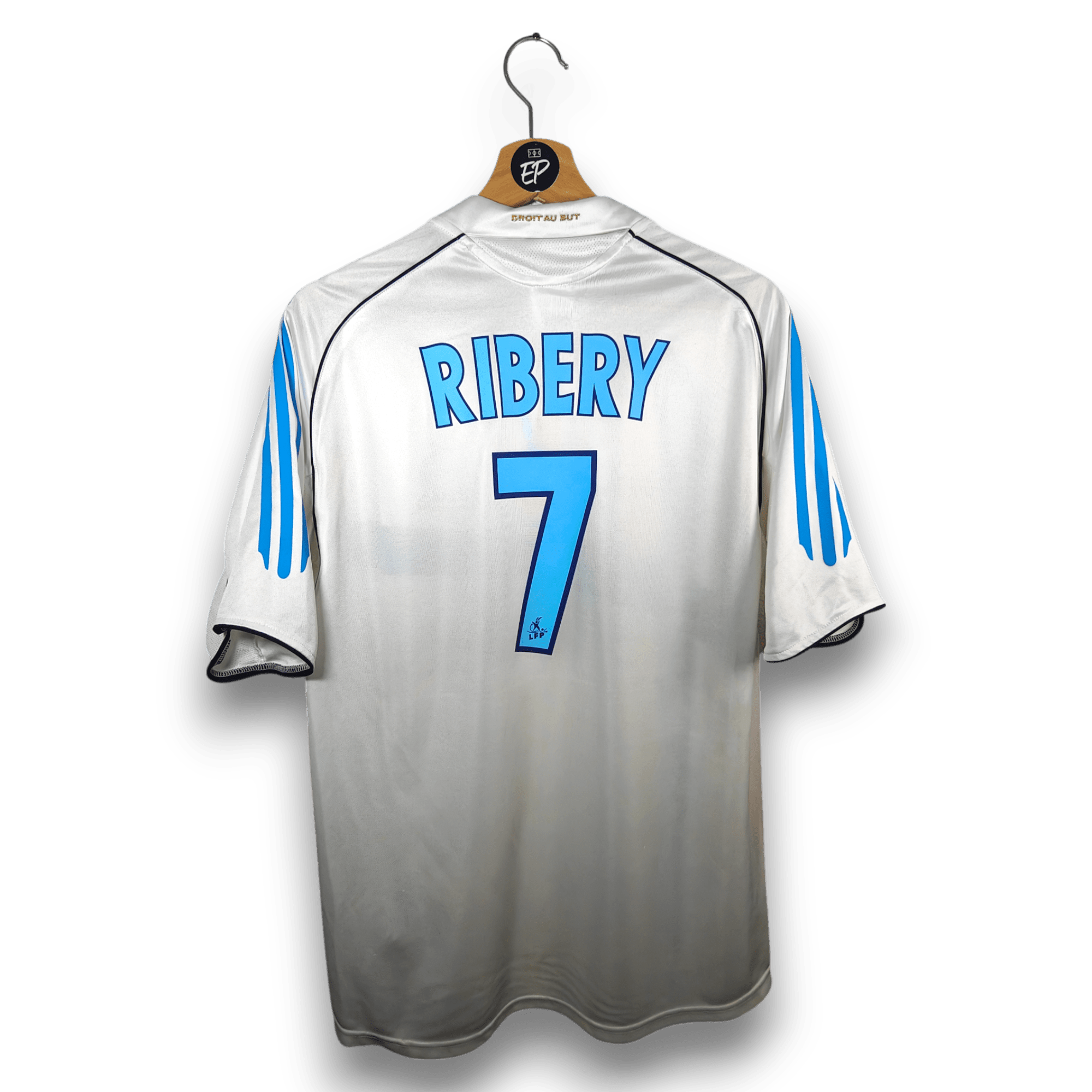2005 - 06 Olympique Marseille Home Shirt Ribery 7 - 8.5/10 - (M) - Eternal Pitch